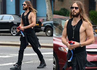 Jared Leto WRÓCIŁ NA SIŁOWNIĘ... (ZDJĘCIA)