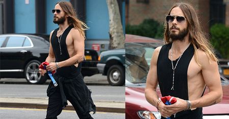 Jared Leto WRÓCIŁ NA SIŁOWNIĘ... (ZDJĘCIA)