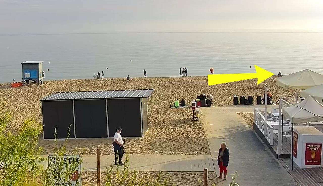 Niedziela, 6:55. Oto co zarejestrowała kamera we Władysławowie