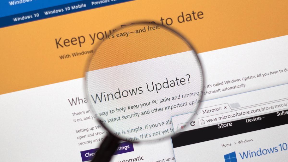 Witryna Microsoft Update z depositphotos