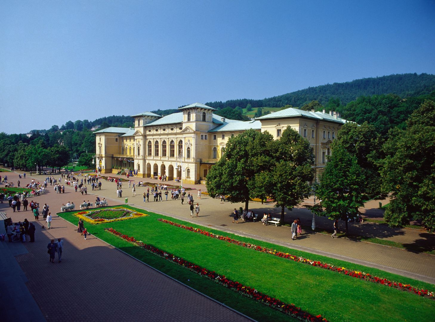 Otoczenie bulwarów Dietla - architektura uzdrowiskowa