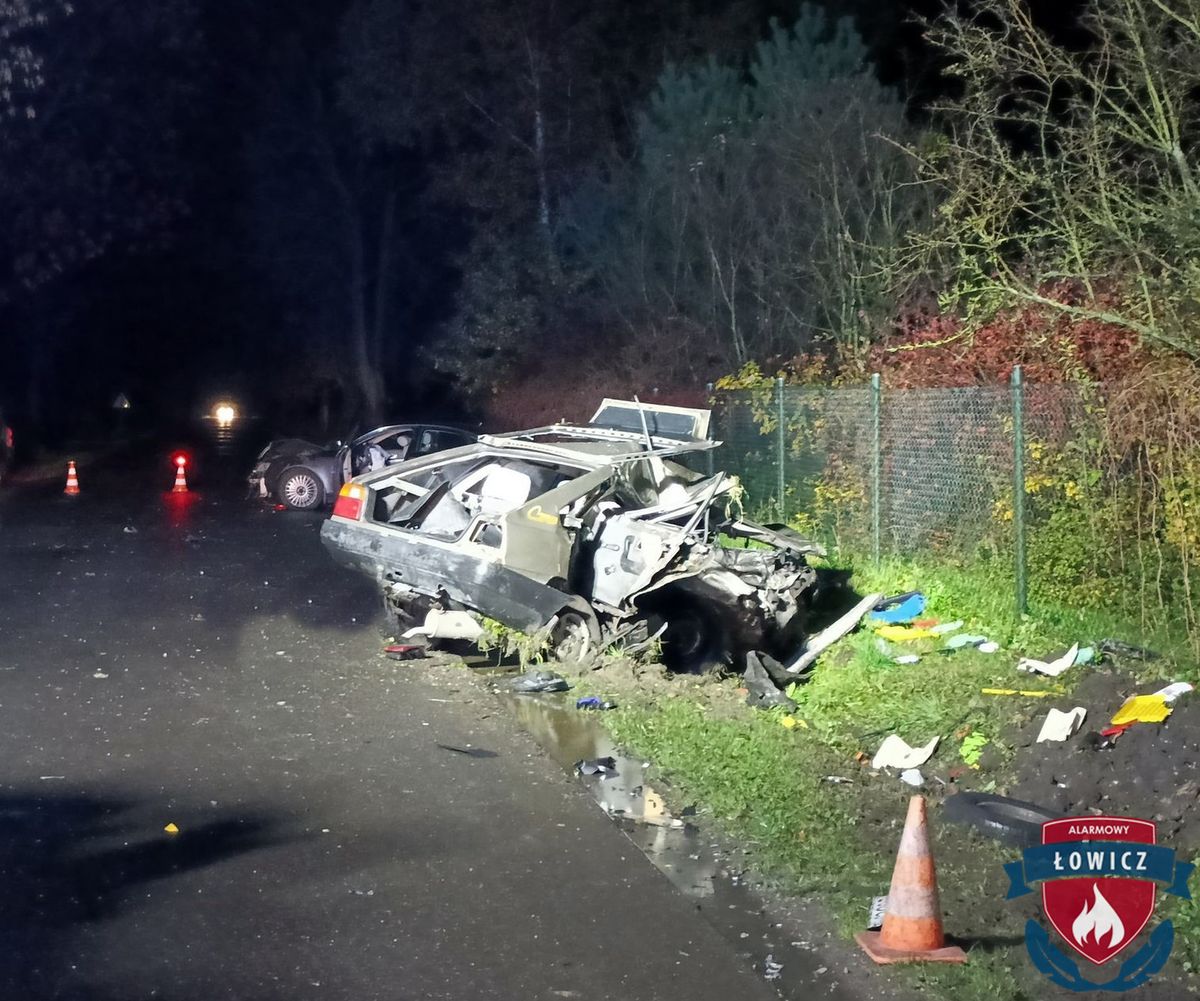 Polonez zderzył się z audi. Jedna osoba nie żyje