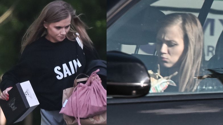 Agnieszka Kaczorowska zajada się kebabem przez próbą do "TzG"