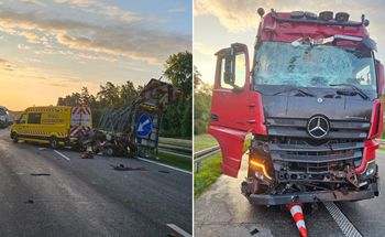 Tragedia na A2. Nie żyje potrącony mężczyzna
