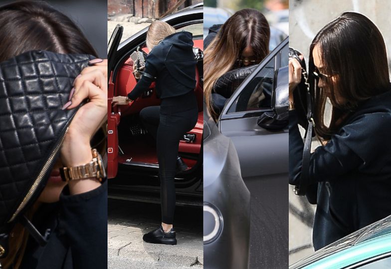 Zasłonięta torebką Chanel Marina Łuczenko wsiada do swojego Bentleya (ZDJĘCIA)