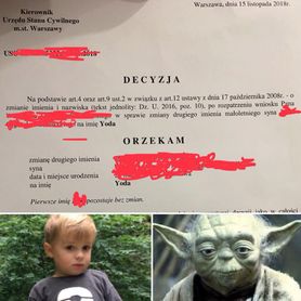 Igor Yoda Staszewski. Rodzice opowiadają o nietypowym imieniu chłopca