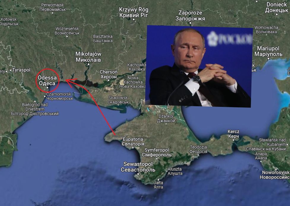 Rosyjskie pociski nad Odessą. Ukraińcy potwierdzają