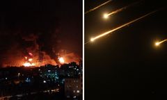 Irański atak rakietowy. Cel był w Hajfie