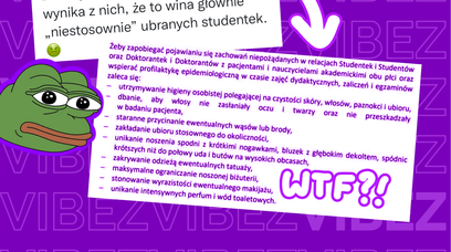 Na Śląskim Uniwersytecie Medycznym chyba wciąż ktoś myśli, że molestowanie to wynik zbyt krótkiej spódniczki