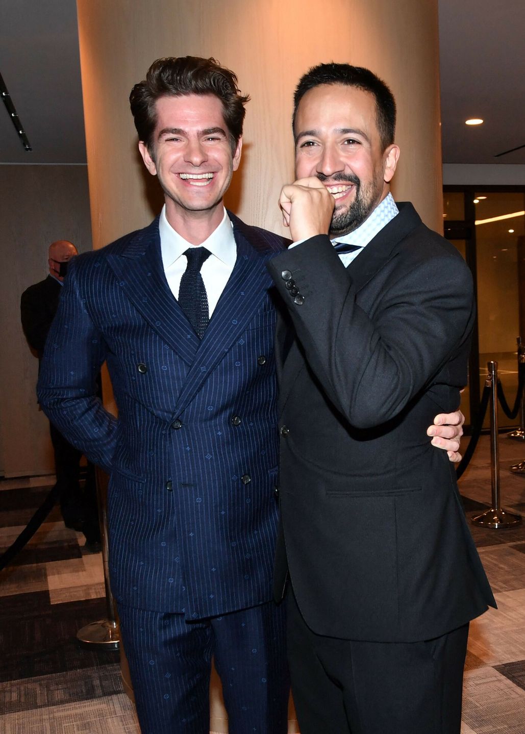 Andrew Garfield i Lin-Manuel Miranda