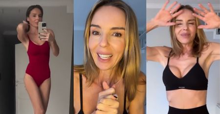 Agnieszka Włodarczyk urządziła POKAZ bielizny modelującej. Przy okazji pokazała, jak po ciąży wygląda jej brzuch (ZDJĘCIA)