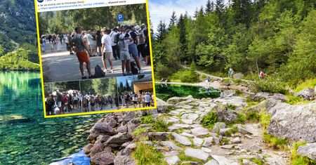 To nie fotomontaż. Takie sceny nad Morskim Okiem