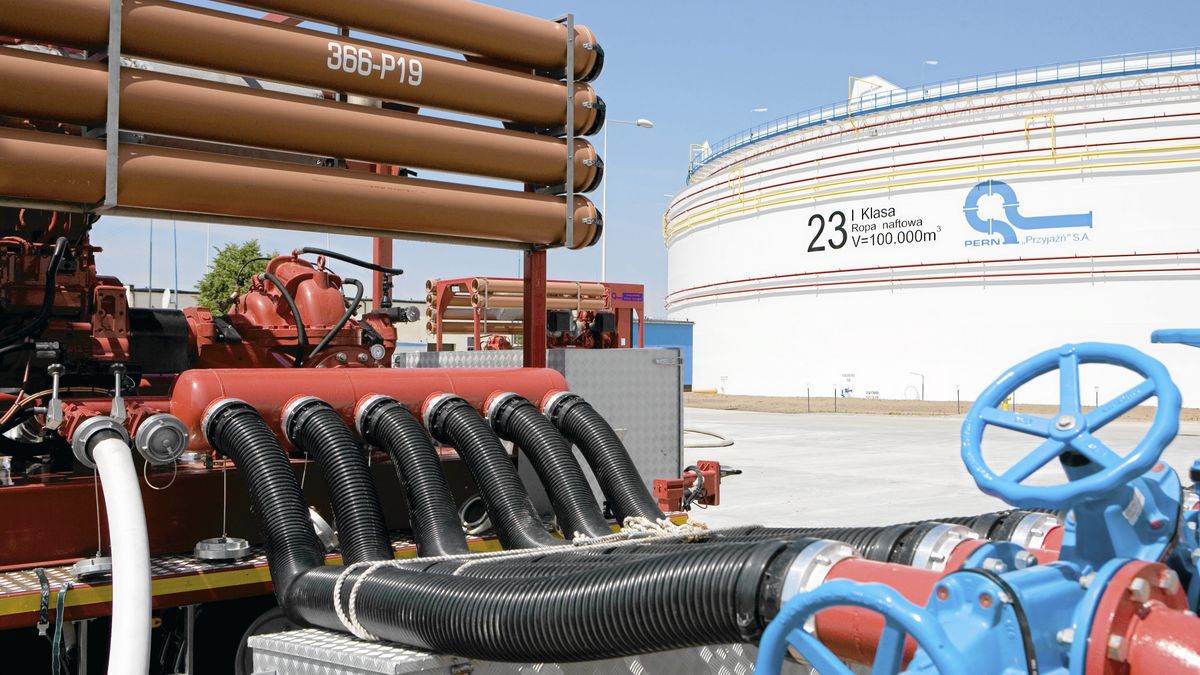 PERN zarządza m.in. rurociągiem "Przyjaźń"
