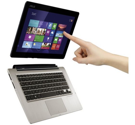 Transformer Book TX300 notebook tablet dotyk
