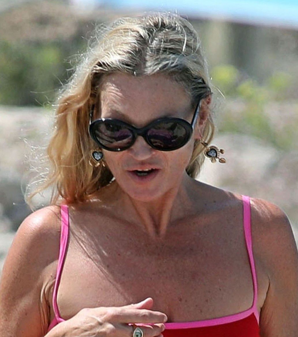 Kate Moss na wakacjach w Hiszpanii