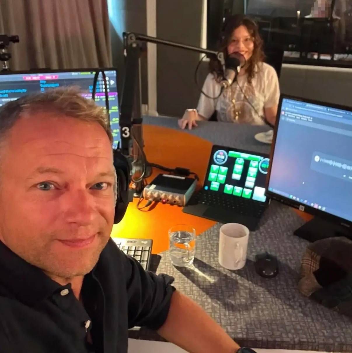 Maciej Stuhr z córką w Radio 357 