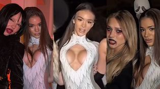 Sofi Sivokha i jej powiększone ATUTY dotarły na imprezę halloweenową. Warto było pocierpieć pod skalpelem? (ZDJĘCIA)