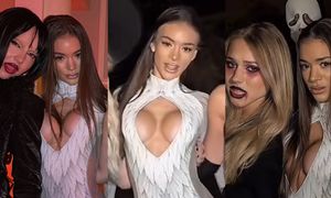Sofi Sivokha i jej powiększone ATUTY dotarły na imprezę halloweenową. Warto było pocierpieć pod skalpelem? (ZDJĘCIA)