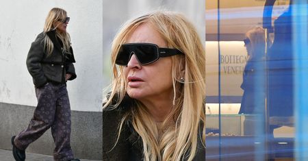 Monika Olejnik w spodniach za ponad 10 tysięcy złotych i torbą wartą 20 tysięcy gna do luksusowego butiku (ZDJĘCIA)