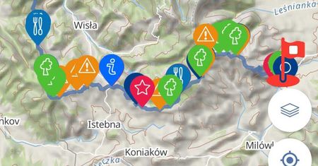 Mapa z atrakcjami. Aplikacja pomoże zaplanować wakacje