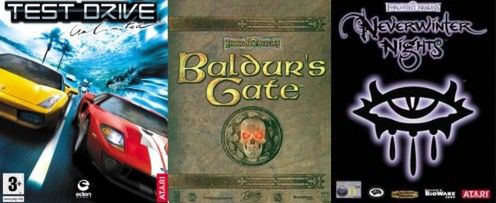 Baldur's Gate, Neverwinter Nights i Test Drive Unlimited powrócą!