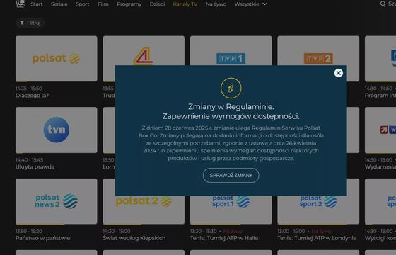 Polsat Box Go zmienia regulamin i dodaje kolejny kanał