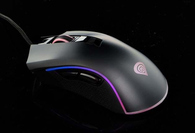 Genesis Krypton 770 - mysz z włączonym podświetleniem