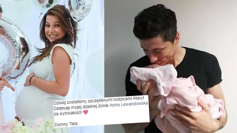 Anna Lewandowska urodziła Klarę