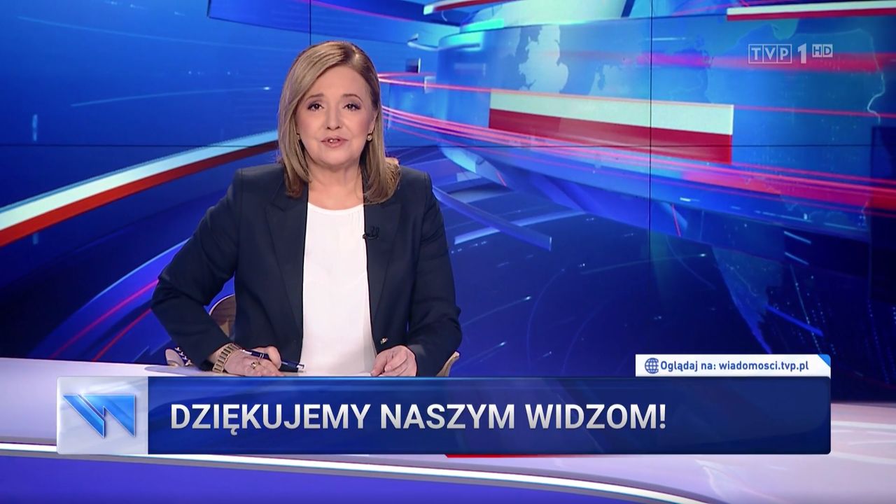 "Wiadomości" TVP świętują kolejny sukces. Holecka zwróciła się do widzów