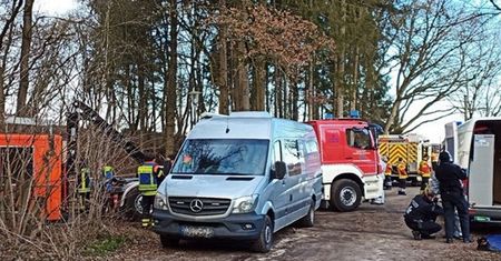 Robotnicy nie wierzyli własnym oczom. Natychmiast wezwano służby