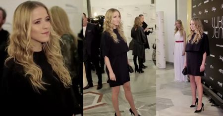 Zamyślona Jessica na pokazie Jemioła