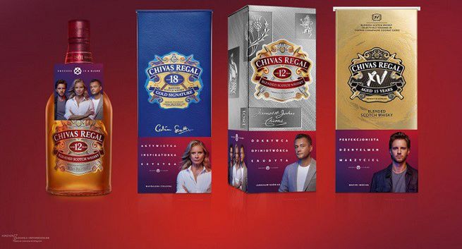 Cielecka, Kużniar i Musiał w kampanii Chivas Regal