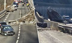 Runęły głazy w Alpach. Wśród odciętych także Polacy