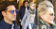 Sharon Stone wychodzi z hotelu z młodszym kochankiem