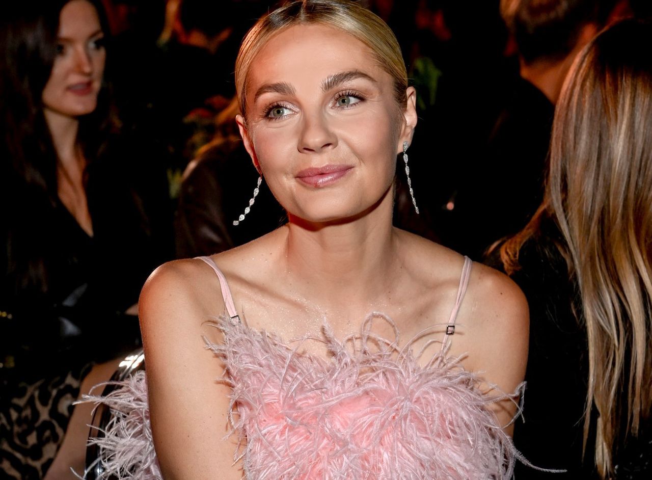 Małgorzata Socha pokazała się w cekinowej spódnicy