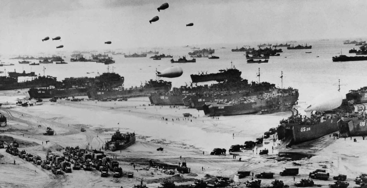 Flota inwazyjna - Normandia 1944 r.