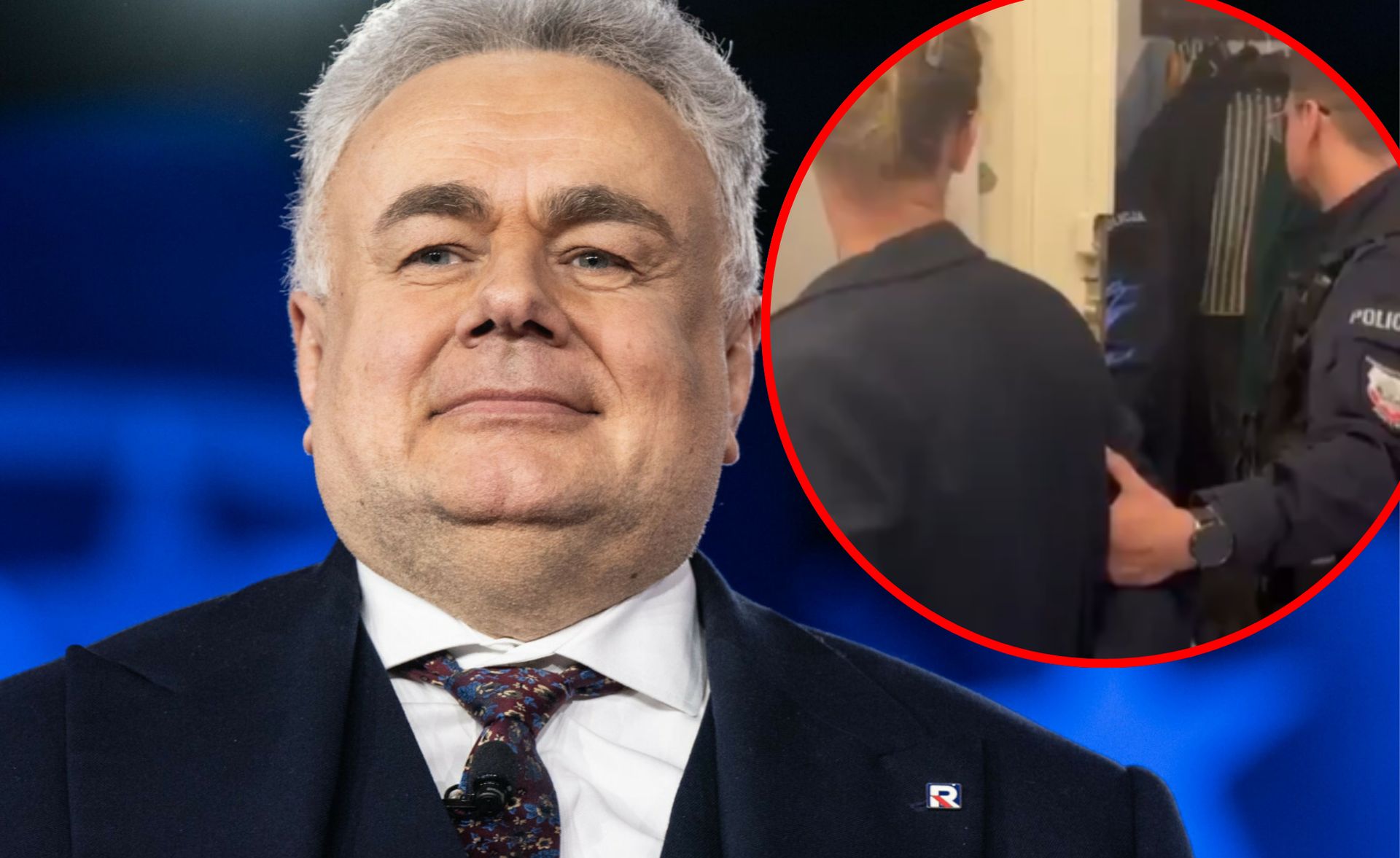 To jednak nie on. Policja o podejrzanym ws. Sakiewicza