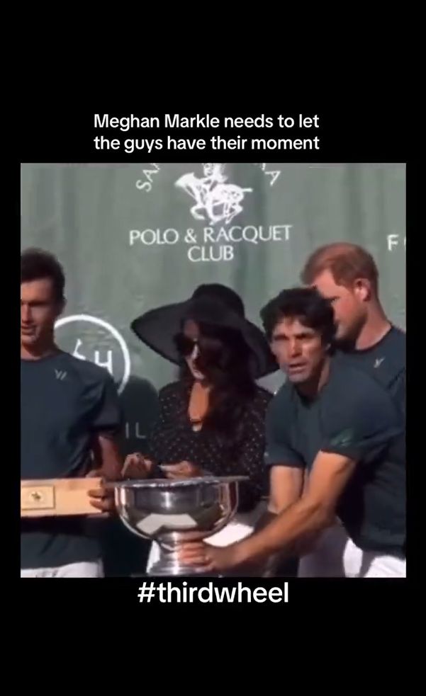 Meghan Markle na meczu polo