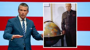 Ludzie Hegsetha zniszczyli historyczny globus. Należał do Eisenhowera
