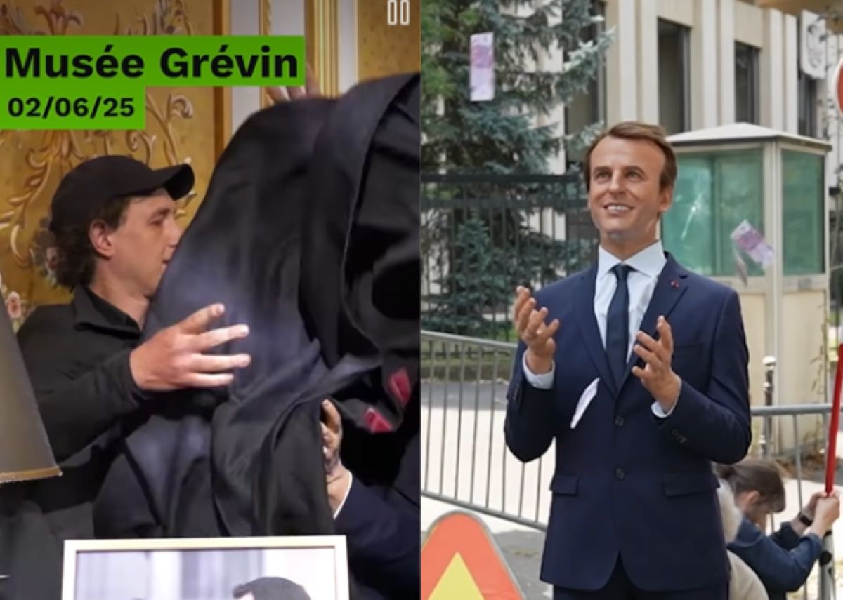 Greenpeace stages bold protest against Macron's Russia ties