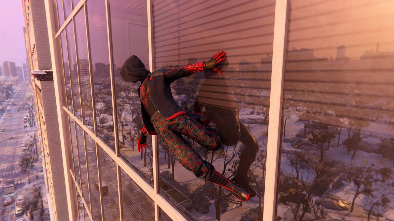 Marvel's Spider-Man: Miles Morales. To nie jest, powtarzam, to NIE jest zrzut ekranu z przerywnika, tylko z rozgrywki!