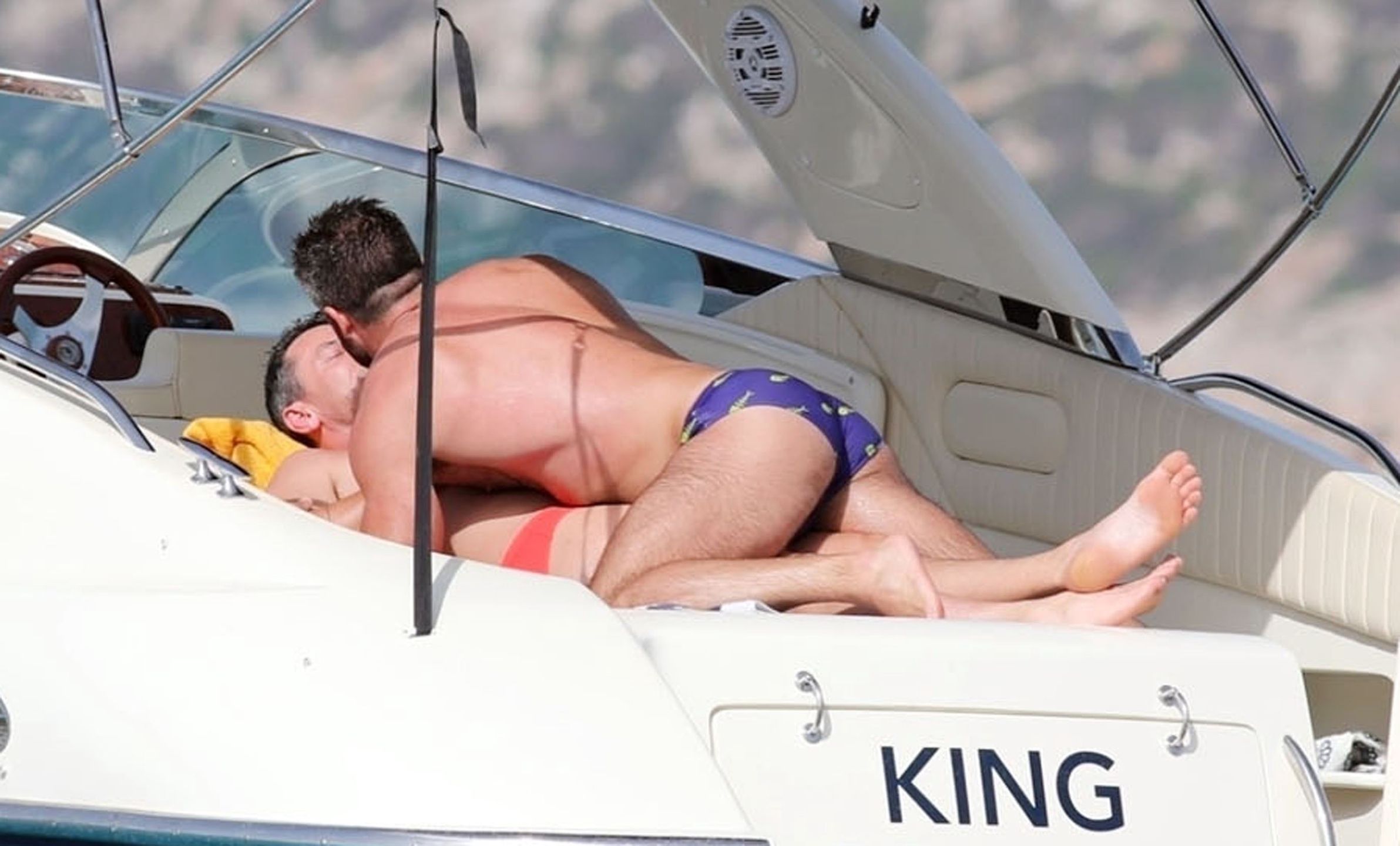 Luke Evans z partnerem w Hiszpanii 