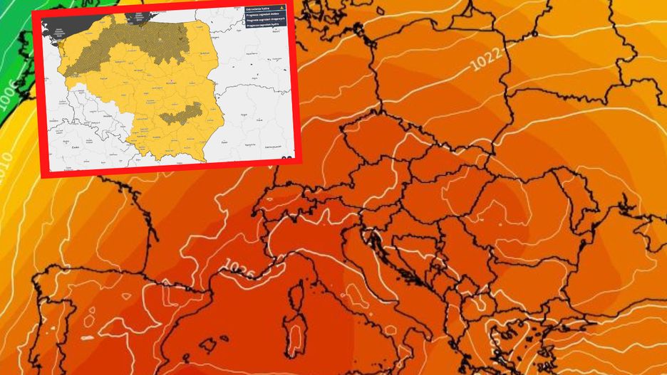 Pogoda. Zanim "uderzenia iberyjskiego ciepła" może być niebezpiecznie na drogach. Alerty IMGW