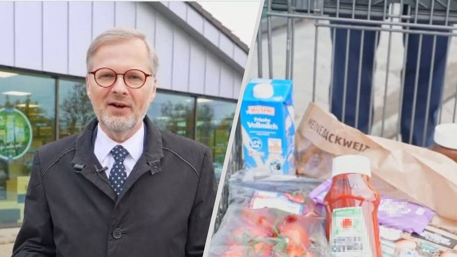 Premier Czech Petr Fiala porównał ceny w sklepie czeskim i niemieckim