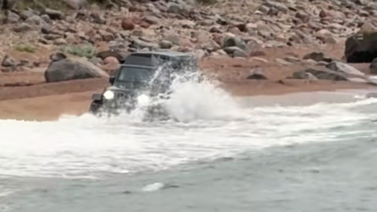 Polscy turyści nagrani w Estonii.