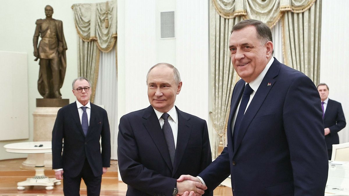 Władimir Putin i Milorad Dodik
