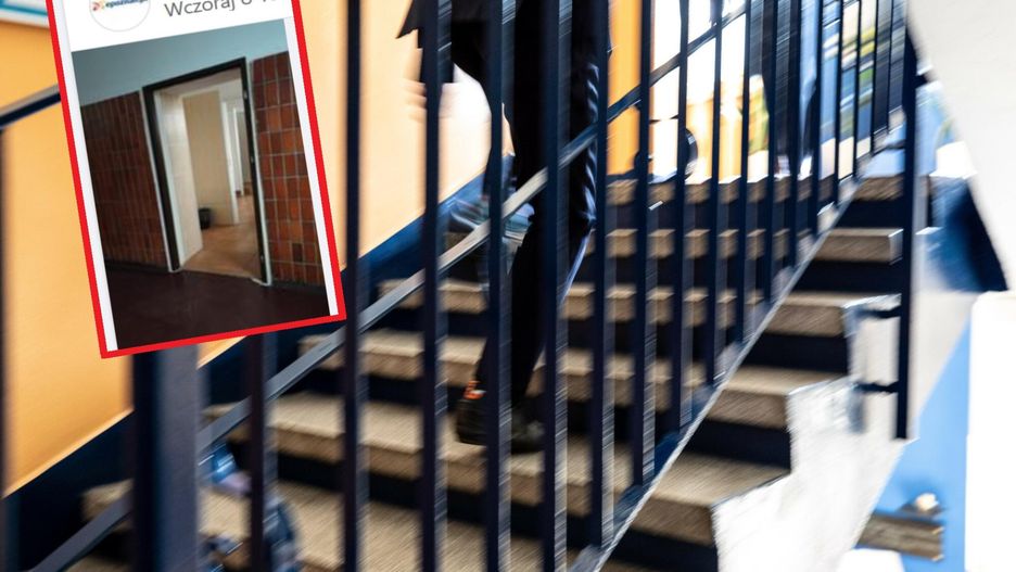 Katolicka szkoła zdemontowała drzwi w męskiej toalecie. "Notoryczne najazdy nauczycieli na łazienki"