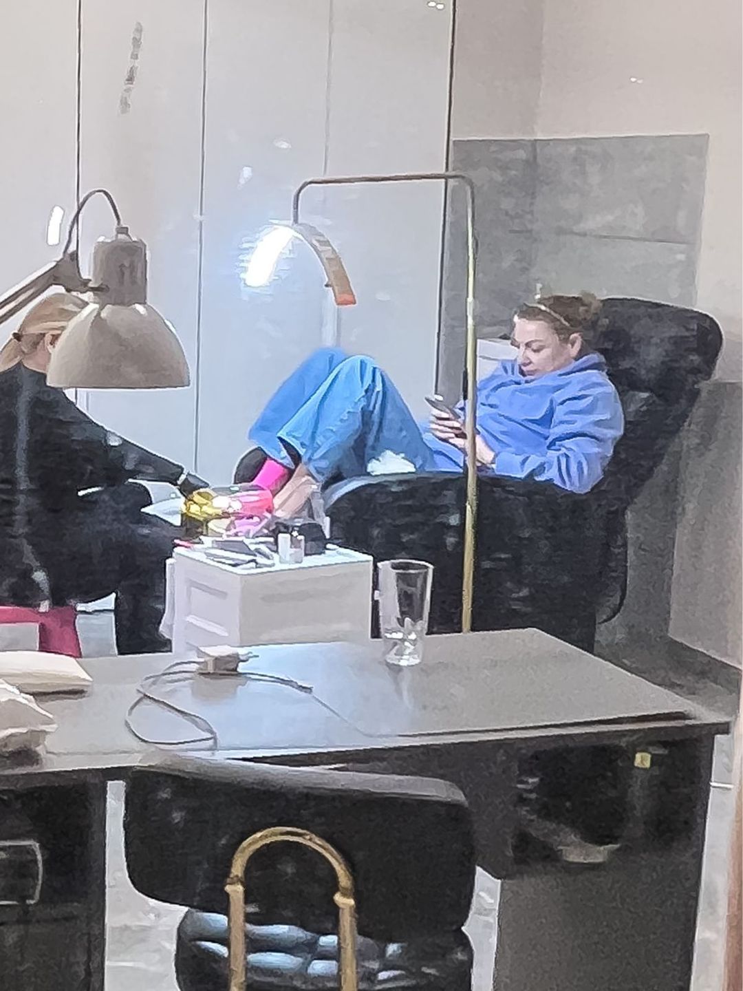 Magdalena Narożna na pedicure