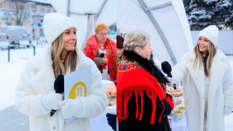 Małgorzata Rozenek w zimowym wydaniu "Dzień Dobry TVN"