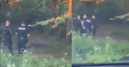 Ktoś nagrał policjantów przy zwłokach Tadeusza Dudy. Policja komentuje